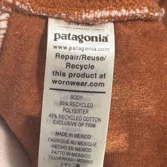 Patagonia XS Quartz Coral Uprisal Sweatpants W’s FitRoy Icon Joggers NWT Cozy - Picture 7 of 8